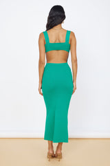 Coastal Dreams Maxi Dress Green