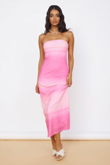 Infinite Light Midi-Kleid Rosa