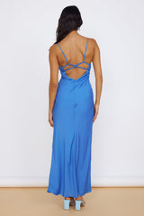 Neidvolles Maxikleid Blau