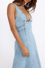Wanting You Midikleid Denim