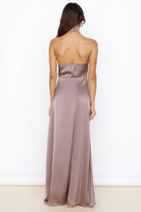 Maxikleid "Sommerfreude" Braun