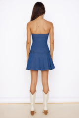 Sandcastle Dreams Dress Denim