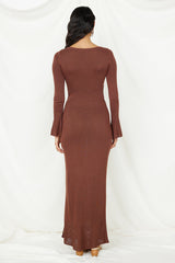 The One That Got Away Maxi Dress Brown