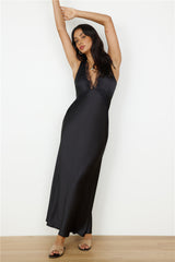 Traumhaftes Maxi-Kleid in Schwarz