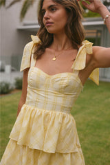 Dalia Maxi Dress Yellow