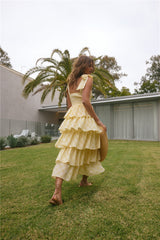 Dalia Maxi Dress Yellow