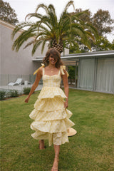 Dalia Maxi Dress Yellow