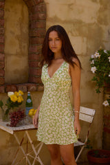 Clover Cove Minikleid Grün