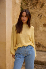 Mikale Strickpullover Gelb