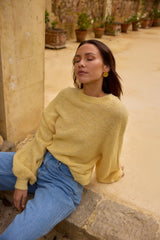 Mikale Strickpullover Gelb