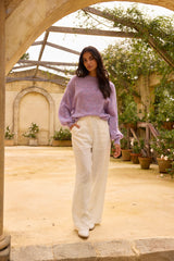 Mikale Knit Jumper Purple