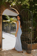 Runaway The Label Maxikleid Adriana Blau