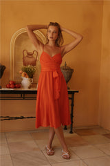 Lu & Lux Maxikleid Rot