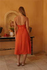 Lu & Lux Maxikleid Rot