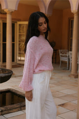 Mikale Knit Jumper Pink