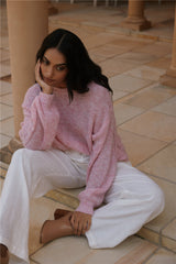 Mikale Knit Jumper Pink