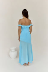 Maxikleid "Wellenreiter" Blau