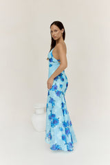 Maxikleid Shine Bright Blau