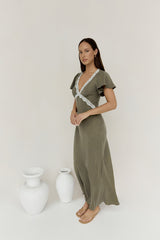 Oliviera Maxi Dress Green