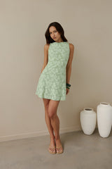 Summer Secrets Mini Dress Green