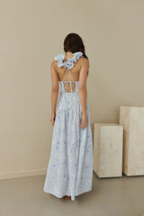 Maxikleid „Pretty Smile“ in Blau