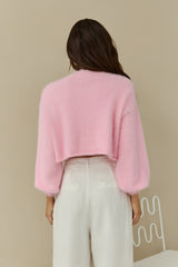 Cloud Nine Fluffy Cardigan Pink