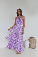 Lover And Dreamer Halter Maxi Dress Lilac