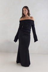 First Class Fantasy Carmen-Top Schwarz