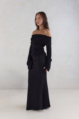 First Class Fantasy Carmen-Top Schwarz