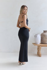 Dancing All Night Maxi Dress Black