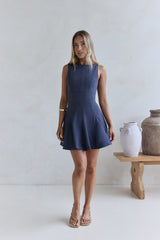 Wistful Bloom Minikleid Navy