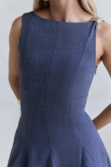 Wistful Bloom Minikleid Navy