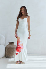 Holding On Tight Maxi Dress Cream