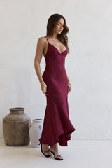 Moving Moments Maxi Dress Burgundy