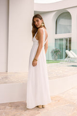 Morning Sun Maxi Dress White