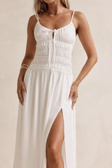 Sunbeam Days Maxi Dress White
