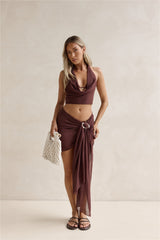 Island Twilight Sarong Chocolate
