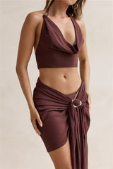 Island Twilight Sarong Chocolate