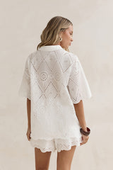White As Snow Shorts White