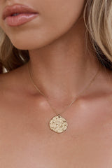 Cloud Paths Necklace Gold