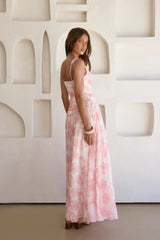 In Your Heart Maxikleid Pink