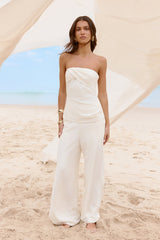 Laidback Lover Strapless Set Cream
