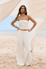 Laidback Lover Strapless Set Cream