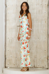 Maxikleid mit Küstenprint