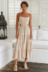 Maxikleid Got The Sun Beige