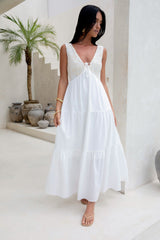 Lost In Your Love Maxi Dress White