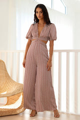 Desert Island Jumpsuit Beige