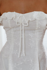 Summer Halo White Mini Dress