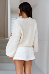 Lost Dreamer Knit Cardigan Natural