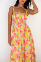 FORTUNATE ONE In Bloom Maxikleid mit Blumenmuster